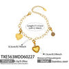 Wholesale Stainless Steel Jewelry Set With Cross Crown Roman Numerals Electroplated Necklaces And Bracelets For Women