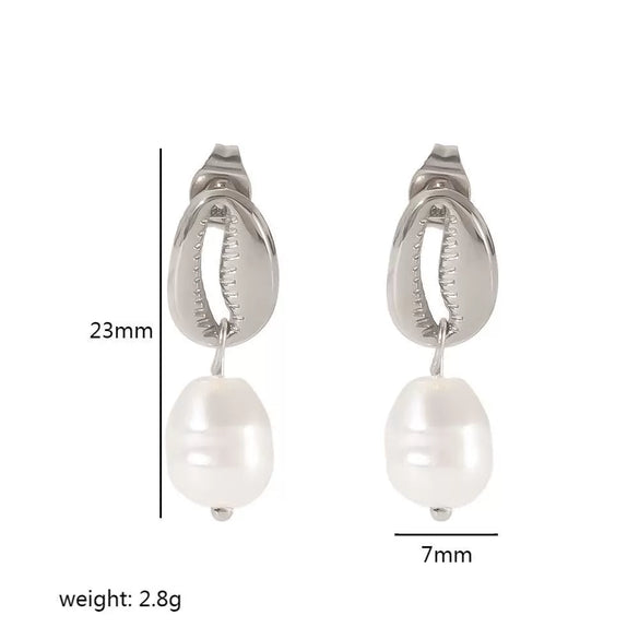Wholesale Stainless Steel Jewelry Set With Marine Organisms Pattern Simple Style Cuban Chain Electroplating For Women