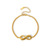 Wholesale Stainless Steel Jewelry Simple Light Luxury Bracelet With Letters Numbers Text Electroplating