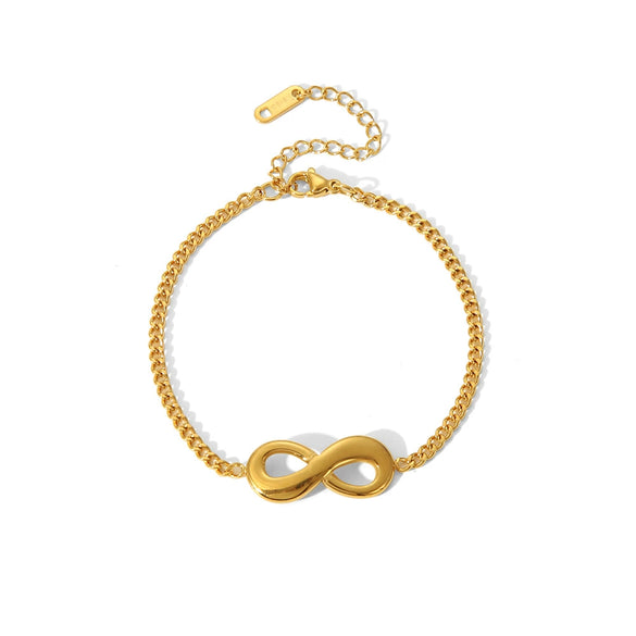 Wholesale Stainless Steel Jewelry Simple Light Luxury Bracelet With Letters Numbers Text Electroplating