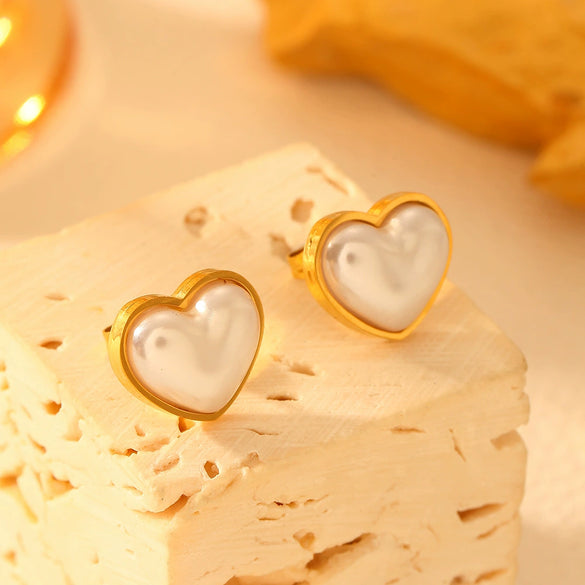 Wholesale Stainless Steel Jewelry Suit For Women With Love Water Drops Bell Patterns 18K Gold Plated