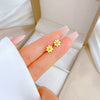 Wholesale Stainless Steel Jewelry Suit For Women With Love Water Drops Bell Patterns 18K Gold Plated