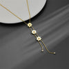 Wholesale Stainless Steel Jewelry Suit For Women With Love Water Drops Bell Patterns 18K Gold Plated