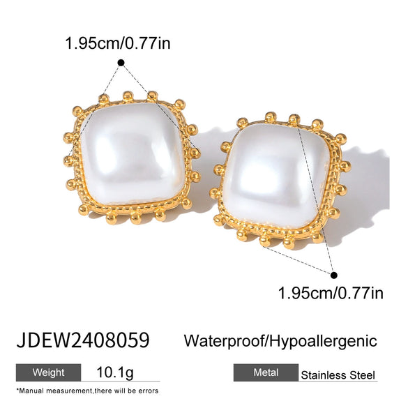Wholesale Stainless Steel Jewelry With Bow Design Geometric Pattern Electroplated Zircon Earrings And Titanium Steel Ring For Women