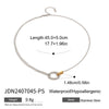 Wholesale Stainless Steel Jewelry With Geometric Design Gold And Silver Color Matching Electroplating Process
