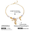Wholesale Stainless Steel Jewelry With Geometric Pattern Oil Drop With Drill Hollow Love Shape French Retro Style And Electroplating Design