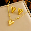 Wholesale Stainless Steel Jewelry With Love Water Drops Bells Pattern Bamboo Chain For Women