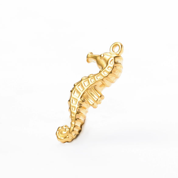 Wholesale Stainless Steel Jewelry With Starfish Dolphin Seahorse Shell Pendant Electroplated Marine Series