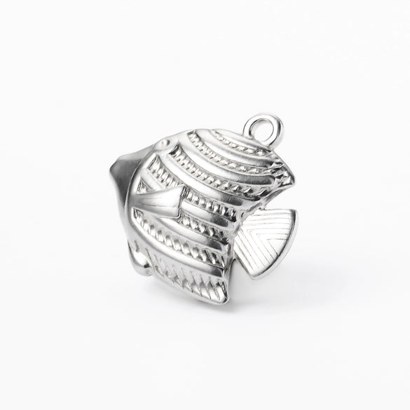Wholesale Stainless Steel Jewelry With Starfish Dolphin Seahorse Shell Pendant Electroplated Marine Series