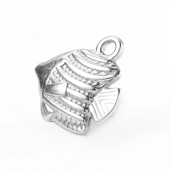 Wholesale Stainless Steel Jewelry With Starfish Dolphin Seahorse Shell Pendant Electroplated Marine Series