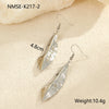 Wholesale Stainless Steel 18K Electroplated Geometric Fashion Women's Earrings