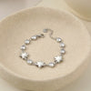 Wholesale Stainless Steel 18K Electroplated Geometric Love Heart Star Zircon Bracelet For Women Fashion Jewelry