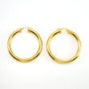 Wholesale Stainless Steel 18K Electroplated Geometric Ring Earrings For Women