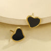Wholesale Stainless Steel 18K Electroplated Heart Shape Jewelry Set For Women Earrings And Necklace
