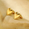 Wholesale Stainless Steel 18K Electroplated Vintage Style Women's Earrings