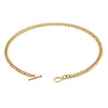 Wholesale Stainless Steel 18K Gold Electroplated Cuban Chain Men's All Match Bracelet Necklace Jewelry