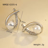 Wholesale Stainless Steel 18K Gold Electroplated Geometric Heartshaped Earrings For Women