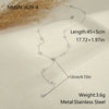 Wholesale Stainless Steel 18K Gold Electroplated Geometric Pendant Necklace And Bracelet Jewelry For Women