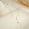 Wholesale Stainless Steel 18K Gold Electroplated Geometric Pendant Necklace And Bracelet Jewelry For Women