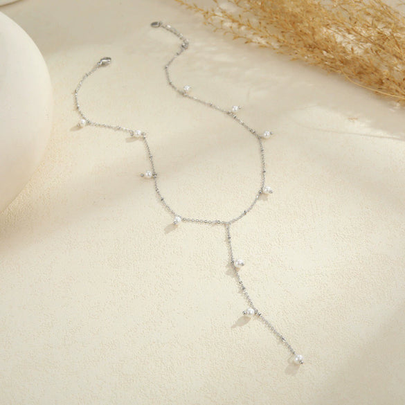 Wholesale Stainless Steel 18K Gold Electroplated Geometric Pendant Necklace And Bracelet Jewelry For Women