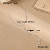 Wholesale Stainless Steel 18K Gold Electroplated Geometric Pendant Necklace And Bracelet Jewelry For Women