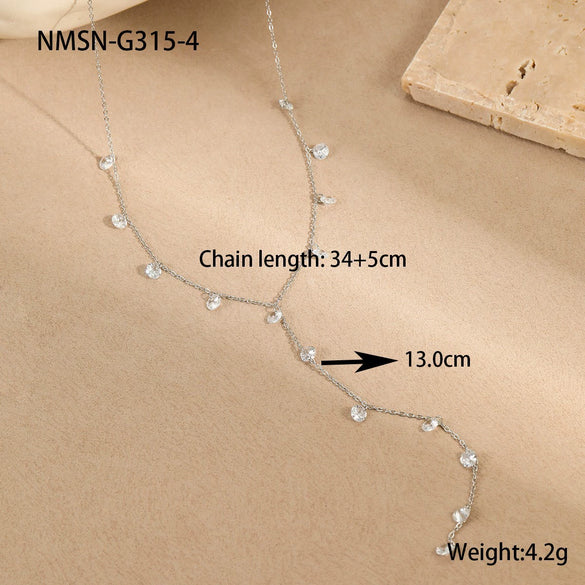 Wholesale Stainless Steel 18K Gold Electroplated Geometric Pendant Necklace And Bracelet Jewelry For Women