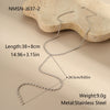 Wholesale Stainless Steel 18K Gold Electroplated Geometric Pendant Necklace And Bracelet Jewelry For Women