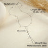 Wholesale Stainless Steel 18K Gold Electroplated Geometric Pendant Necklace And Bracelet Jewelry For Women