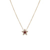 Wholesale Stainless Steel 18K Gold Electroplated Geometric Star Necklace For Women