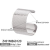 Wholesale Stainless Steel 18K Gold Electroplated Geometric Wide Bracelet Fashion Accessories