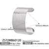 Wholesale Stainless Steel 18K Gold Electroplated Geometric Wide Bracelet Fashion Accessories