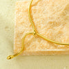 Wholesale Stainless Steel 18K Gold Electroplated Snakeshaped Pendant Necklace For Women Fashion Style With Animal Zodiac Pattern
