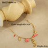 Wholesale Stainless Steel 18K Gold Plated Geometric Style Necklace