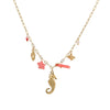 Wholesale Stainless Steel 18K Gold Plated Geometric Style Necklace