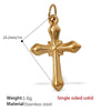 Wholesale 316L Stainless Steel 18K Gold Plated Joker Bow Heart Pendant Accessories In Fashion Style