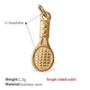 Wholesale 316L Stainless Steel 18K Gold Plated Joker Bow Heart Pendant Accessories In Fashion Style