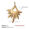 Wholesale 316L Stainless Steel 18K Gold Plated Joker Bow Heart Pendant Accessories In Fashion Style
