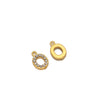 Wholesale Stainless Steel 18K Gold Plated Letter Pendants For Necklace Accessories