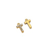 Wholesale Stainless Steel 18K Gold Plated Letter Pendants For Necklace Accessories