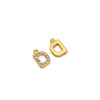 Wholesale Stainless Steel 18K Gold Plated Letter Pendants For Necklace Accessories