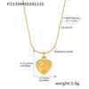 Wholesale Stainless Steel 18K Gold Plated S Chain Love Pendant Necklace With Geometric Design For Women Light Luxury Style