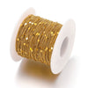 Wholesale Stainless Steel 18K Gold Plated Side Flower Chain Ladies Fashion Jewelry Necklace Bracelet Accessories