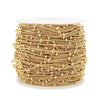 Wholesale Stainless Steel 18K Gold Plated Twist Chain Necklace Accessories