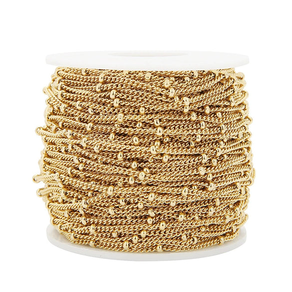 Wholesale Stainless Steel 18K Gold Plated Twist Chain Necklace Accessories