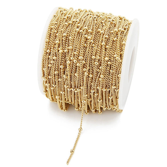 Wholesale Stainless Steel 18K Gold Plated Twist Chain Necklace Accessories