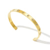 Wholesale Stainless Steel 14K Goldplated Diamondstudded Flower And Bamboo Open Bracelet Set With Niche Design