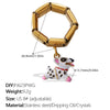 Wholesale 316L Stainless Steel 18K Goldplated Pendant Ring Fashion Jewelry For Women