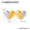 Wholesale 316L Stainless Steel 18K Real Gold Plated Irregular Geometric Three Dimensional Women's Earrings