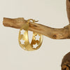 Wholesale 316L Stainless Steel 18K Star Hollow Retro Earrings For Women With Electroplating