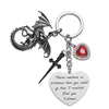 Wholesale Stainless Steel Keychain With Dragon Sword Personality Auto Accessories